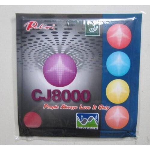 Original Palio CJ8000 BIOTECH (2-Side Loop Type) Pips-In Table Tennis Rubber With Sponge for Ping Pong Racket