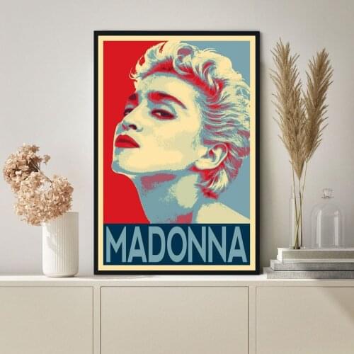 Madonna Poster Music Star Singer Hip Hop Rap Canvas Print Wall Painting Home Decoration