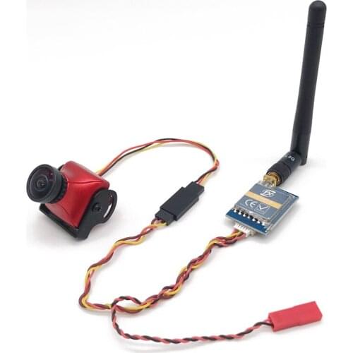 Easy to use 5.8G FPV Set micro Video 200/600mw Transmitter and CCD 800TVL 2.1mm /CMOS 16:9 OSD FPV Camera for FPV drone car