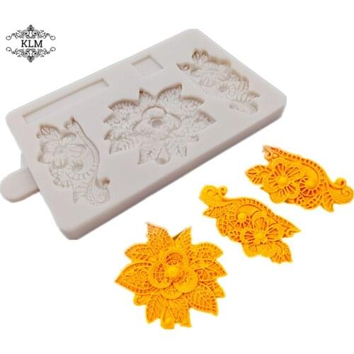 KLM embossed silicone mold DIY chocolate tools cake decoration tools household kitchen baking supplies resin molded products
