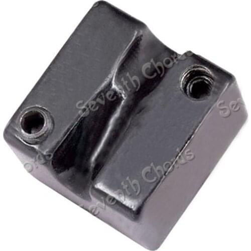 1 Pcs Headless Bass Guitar Bridge String Saddle Black Bass parts guitar accessories parts Musical instrument