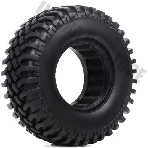 4PCS 100MM 1.9inch Rubber RC Car Wheel Tires for 1:10 RC Crawler Axial SCX10 AXI03007 Tamiya CC01 D90