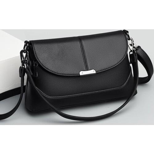 Women High Quality Leather Crossbody Bags Luxury Female Designer Shoulder Bag Leisure Tote For Lady Shoulder Bag The New Fashion