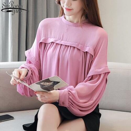 SURWENYUE Pink Blouses
