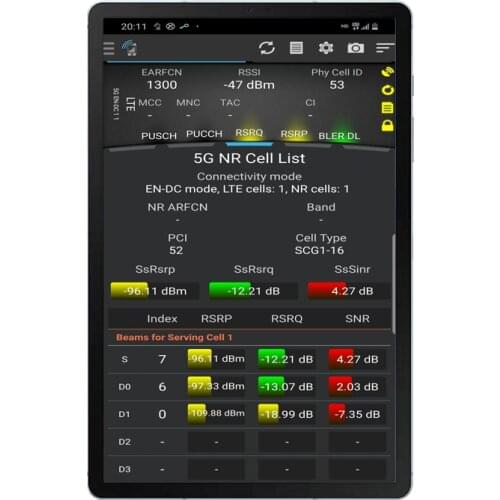 Tems&Nemo samsung Galaxy Tab S6 Tems Pocket WiFi test phone