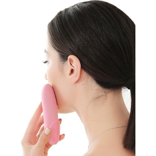 Sonic Face Cleaning Brush Electric Facial Cleaner Silicone Facial Cleansing Washing Machine Massager for Men Women Skincare Tool