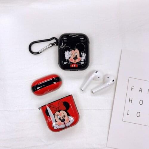 Disney Mickey Minnie Stitch IMD Earphone Wireless Protective Case for Apple Airpods Pro 1 2 3 Protective Case Gift