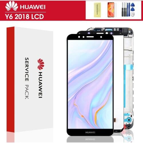 5.7'' For Huawei Y6 2018 LCD Display Touch Screen Digitizer For Huawei Y6 Prime 2018 LCD ATU L11 L21 L22 LX1 LX3 L31 L42 Screen