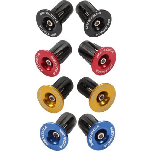 1 pair Bicycle Handle Bar Ends Cap MTB Handlebar Plugs Bicycle Handlebar Mountain Road Bike Bicycle Accessories