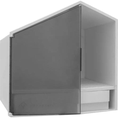 1 Semi-closed Deodorizing Cat Toilet with Small House Sand Pot