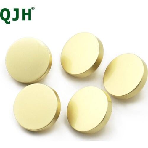 10PCS High Quality Top-sale Round Metal Buttons Alloy Plated Shank Buttons For Coat Shirt DIY Sewing Garment Accessories