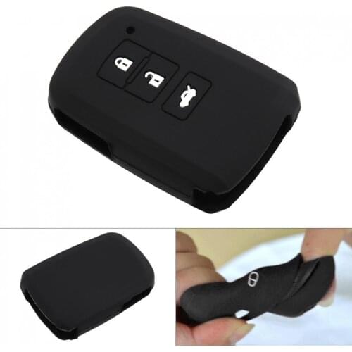 3 Buttons Silicone Smart Remote Car Key Case Protector Holder Key Cover for Toyota Camry Corolla Avalon Rav4 Land Cruiser