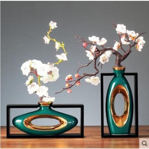 American country modern ceramic vase, creative ceramic crafts, home study desktop decoration gift