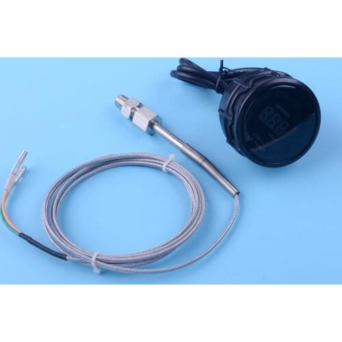 CITALL 2" 52mm Auto 12V LED Digital Exhaust Gas Temperature EGT Temp Gauge Meter Sensor Monitor