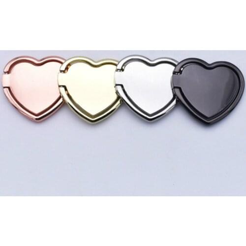 Love Ring Mobile Phone Finger Ring 360 Degree Rotatable Smartphone Stand Holder for IPhone Samsung Huawei Metal Car Mount Stand