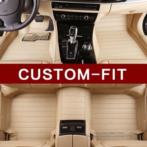 Custom fit car floor mats for Volkswagen Beetle CC Eos Golf Jetta Passat Tiguan sharan 3D car styling carpet floor liners