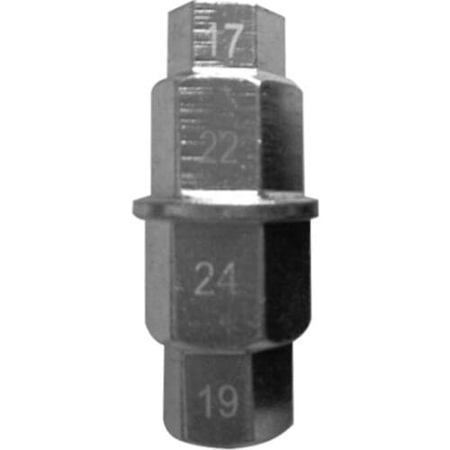 Motorbike Wheels Steel Motorcycle Front Axle Socket Spanner Spindle Sleeve Auto Hex Key 17mm 19mm 22mm 24mm