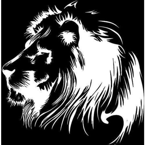 Meditation Lion Vinyl Decals Car Sticker Motorcycle Individualization Car-styling 20cm*20cm