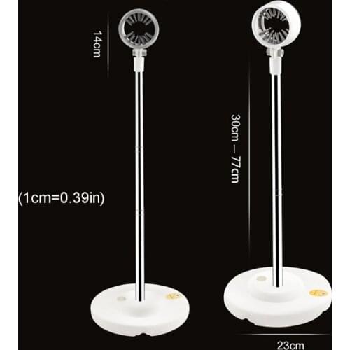 Floor Stable Round Chassis Pet Hair Dryer Bracket Telescopic Vertical Fixation