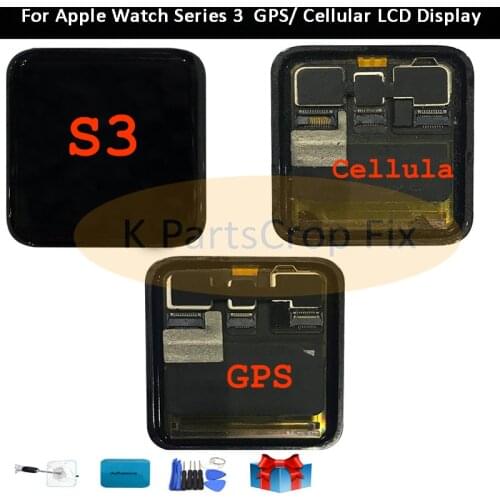 GPS+Cellular Original For Apple Watch Series 3 LCD Display Touch Screen Digitizer Series3 S3 38mm/42mm Replacement Free Gift