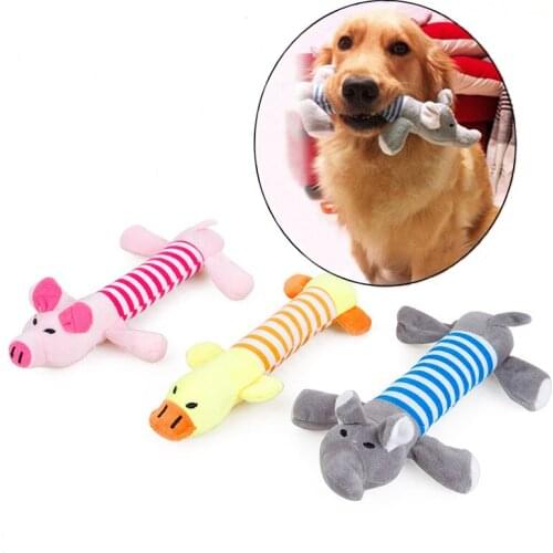 Petfangfang Pet Squeak Chew Toys for Dogs and Cats Plush Squeaky Pet Products Poppy Play Teething Accessories