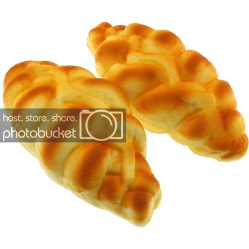 Gresorth 2 PCS Fake Cake Artificial Fragrance Bread Decoration Kitchen Toy Prop