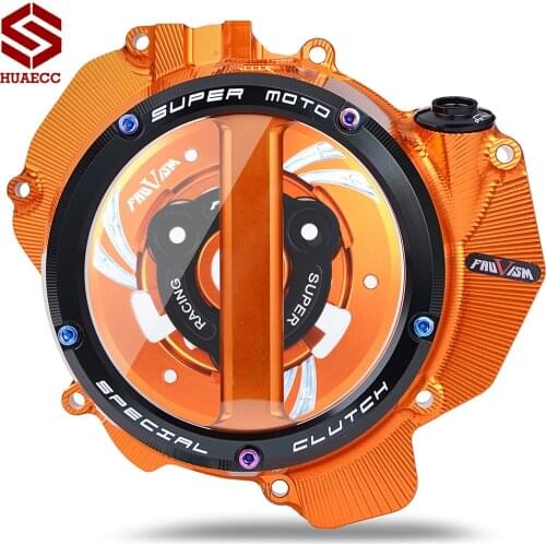 CNC Clear Clutch Cover Protector Guard for KTM DUKE 790 /ADV Adventure 2018 2019 2020 2021