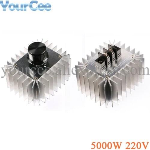 AC 220V 5000W SCR Voltage Regulator Speed Controller Dimming Dimmers Thermostat