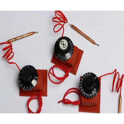 0-60 0-120 30-150 50-200 C Knob Temperature Controller For Slicone Rubber Heater Belt