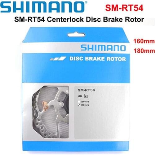 Shimano Deore SM RT54 160mm Centerlock Disc Brake Rotor Mountain Bike Bicycle Parts Shimano genuine goods RT54