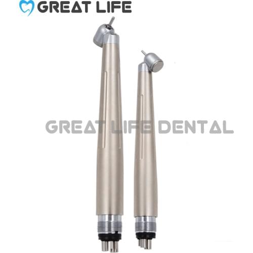 Dental 45 Degree Surgical Led High Speed Handpiece Dental Handpiece High Speed 2 Hole 4 Hole