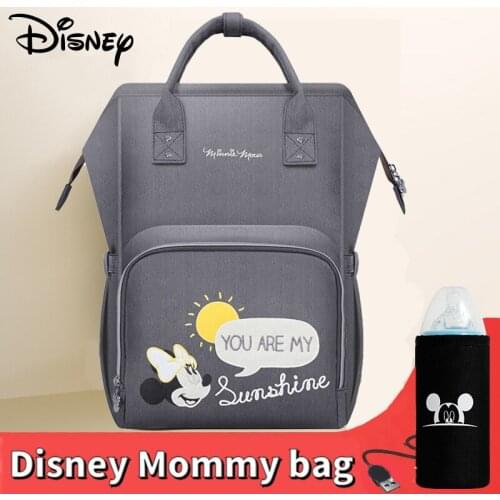 Disney Mummy Care Bag Baby Diaper Nappy Bag Mickey Mouse Backpack For Mommy Waterproof Large Maternity Travel Handbag Shoulder