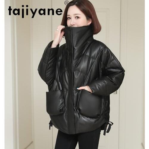 Tajiyane Real Sheepskin Jacket Women White Duck Down Coat Woman Genuine Leather Jackets Korean Style Fashion Abrigo Mujer TN1324