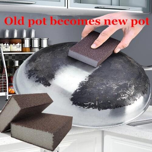 1/5/10pcs High Density Emery Magic Sponge Removing Rust Rub Cleaner Magic eraser cleaning sponge Kitchen Accessories tools 6z