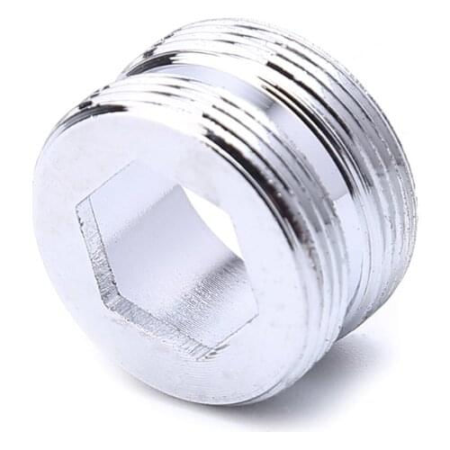 2018 Fashion Solid Metal Adaptor Outside Thread Water Saving Kitchen Faucet Tap Aerator Connector