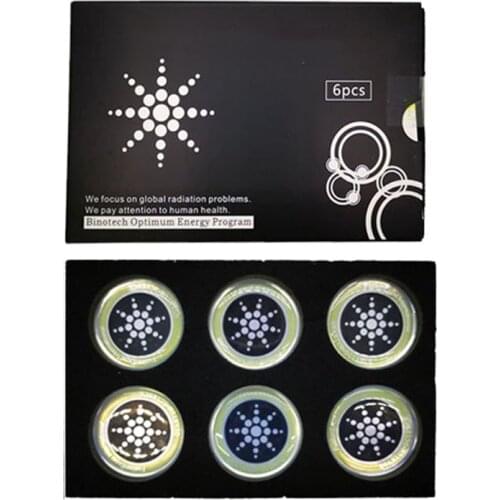 6Pcs Round Quantum Shield Sticker Anti Radiation Protection Mobile Phone Sticker for Cellphone EMF Protector