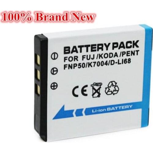 950mah 100% brand new Replacement Camera Battery For Kodak KLIC-7004 KLIC 7004 KLIC7004 K7004 NP-50 NP 50A D-LI68 D LI68 DLI68