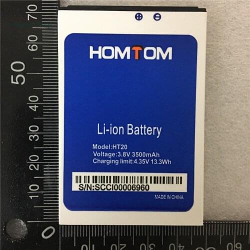 For Homtom HT20 Battery For Homtom HT20 Pro Batterie Bateria Accumulator AKKU 3500mAh