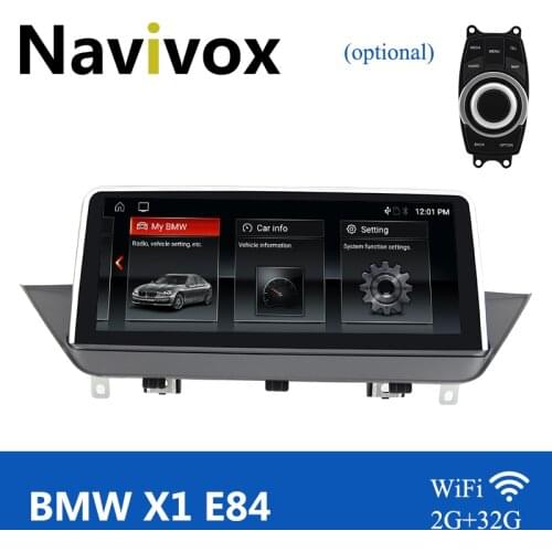 Navivox 10.25" Android 10 Car GPS Radio Multimedia Player For BMW X1 E84 2009-2015 idrive Multimedia Autoradio Steering Wheel