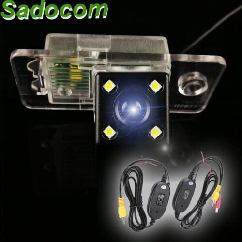 Wireless HD Car Rear View Camera For Audi Q7 A8L S8 A6L A4 Q7 S5 A8L Parking monitor Night Vision Waterproof