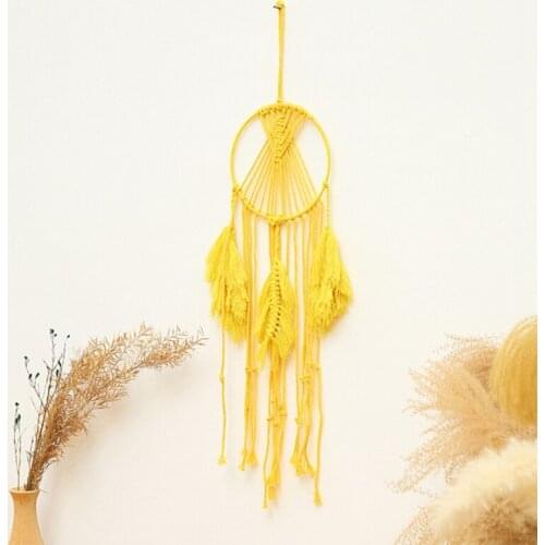 Bohemian Woven Cotton Rope Tapestry Dream Catcher Home Furnishings Festive Decoration Holiday Gifts