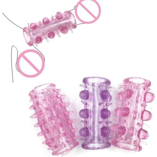 Big Cock Rings Reusable Penis Sleeve Enlargement Crystal Foreskin Penis Ring Delay Ejaculation Chastity Cage Sex Toys for Men