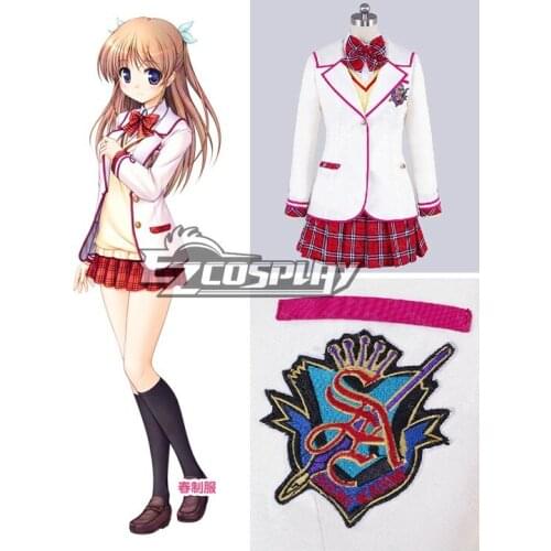 Daitoshokan no Hitsujikai Shirasaki Tsugumi School Uniform Cosplay Costume E001
