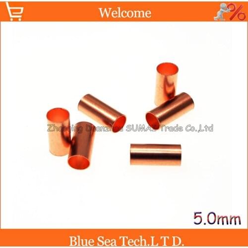5.0mm Copper wire terminal,Pipe/circular tube terminal,Tubular terminal for maintenance and modification