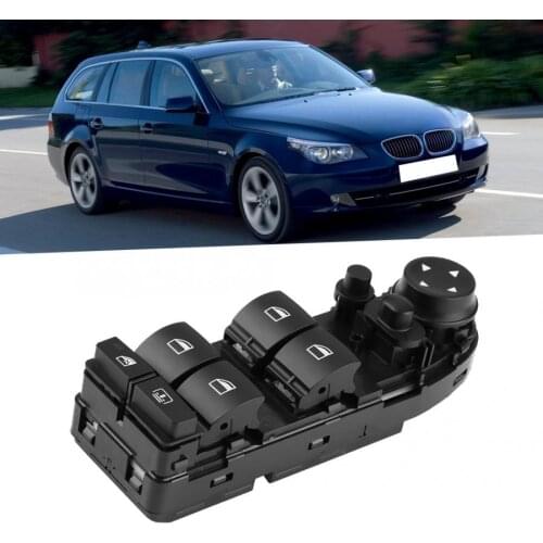 Window Switch Button Lifter Front Right Driver Side for BMW 5 Series E60 E61 61319122113 Window Switch Button