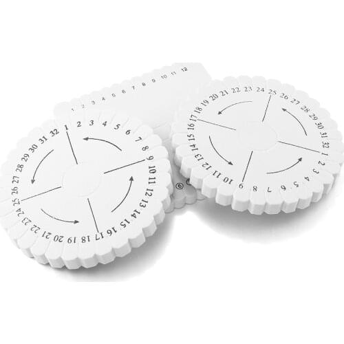 2pcs/set Round&Square Bracelet Knitting Kumihimo Disc Disk Tray Braided Rope Knot Weaving Jewelry Desgin Board Jewelry Tool