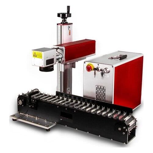 Raycus 20w 30 watt qr code serial number laser marking machine for pen printing
