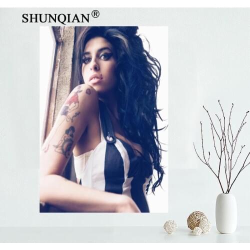 Hot! amy winehouse Canvas Cloth Poster for Home Decor painting Art Custom Print Picture