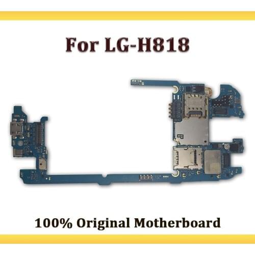 Full Working For LG G4 H818 Motherboard 32GB With Chips,Unlocked Logic Board For LG G4 H818 With Android System Mainboard
