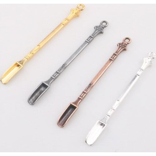 Stainless Steel Mini Scoop Gold Spoon Stir In Coffee Or Tea Sniffer Smell Flavor Gold Ornament Of Novel Design Tableware